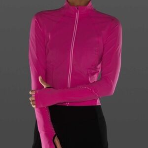 Lululemon Athletica Pink Jacket Sleek Performance